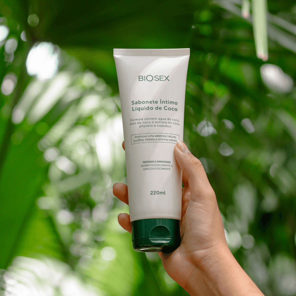 Sabonete Íntimo Líquido de Coco Biosex - 220 ml