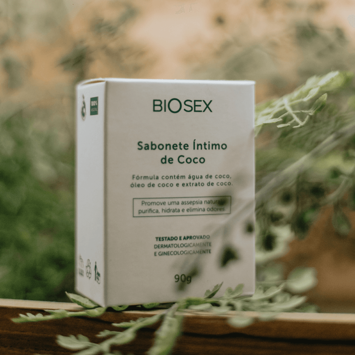 Sabonete Íntimo em Barra Coco Biosex - 90 g