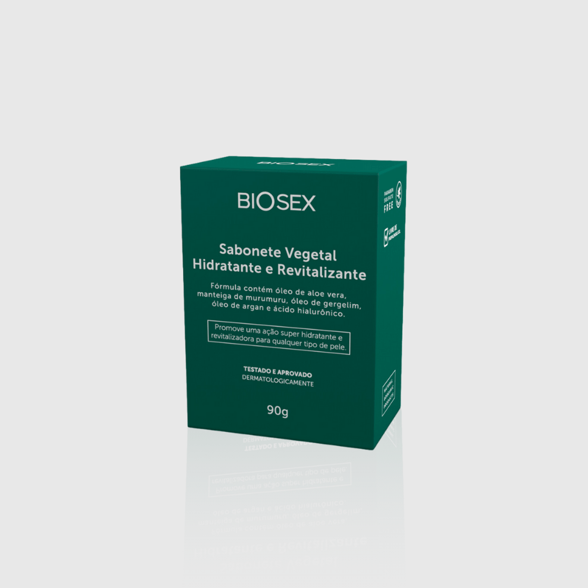 Sabonete em Barra Vegetal Hidratante Biosex - 90 g